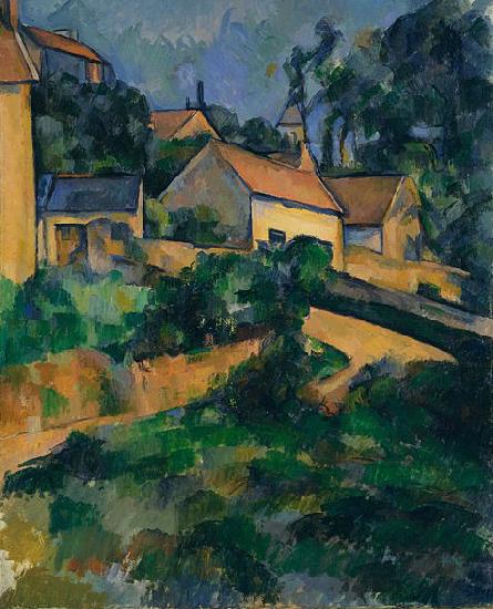 Paul Cezanne Turning Road at Montgeroult oil painting image